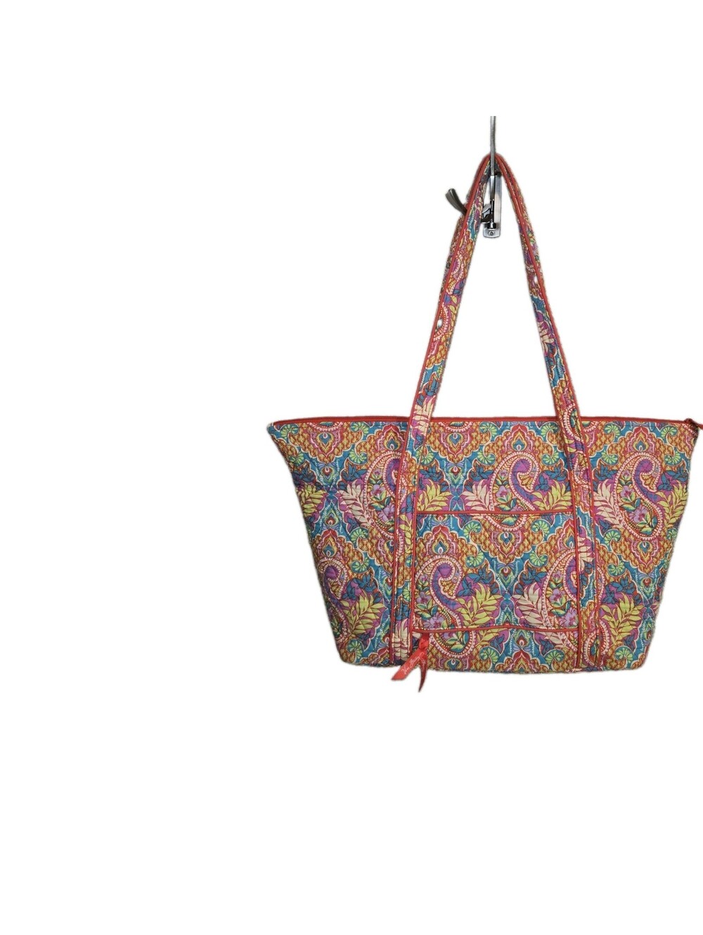 vera bradley quilted cotton tote bag 15 X 14 X 7.5 Mandy In Paisley Paradise...